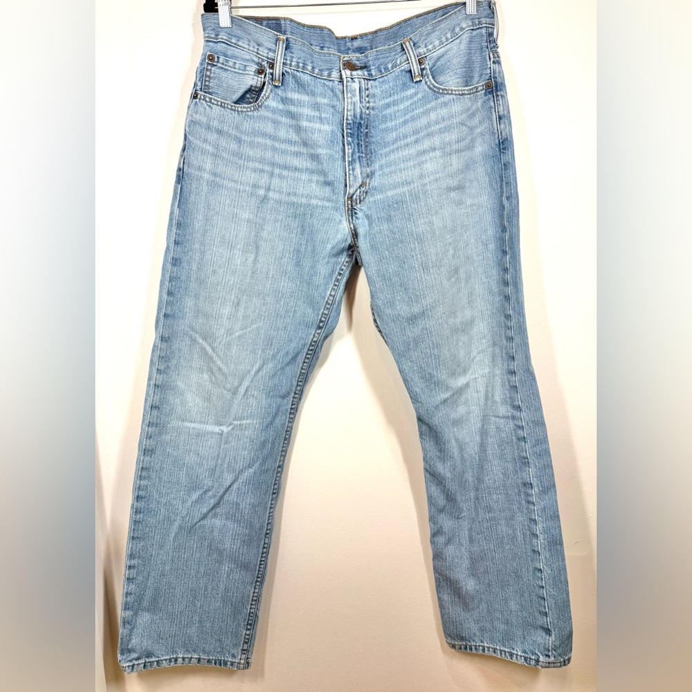 Levi’s Men’s 569 Loose Straight Fit Jeans Classic Blue 5 Pocket Denim Size 36x32